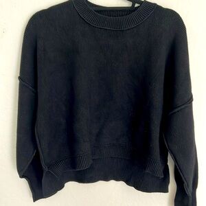 Black Pullover Sweater